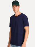 Camiseta John John Masculina Regular Fit Basic Lisa Azul Marinho