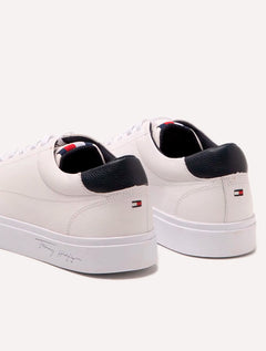 Tênis Tommy Hilfiger Masculino Couro Greg 1A  Branco