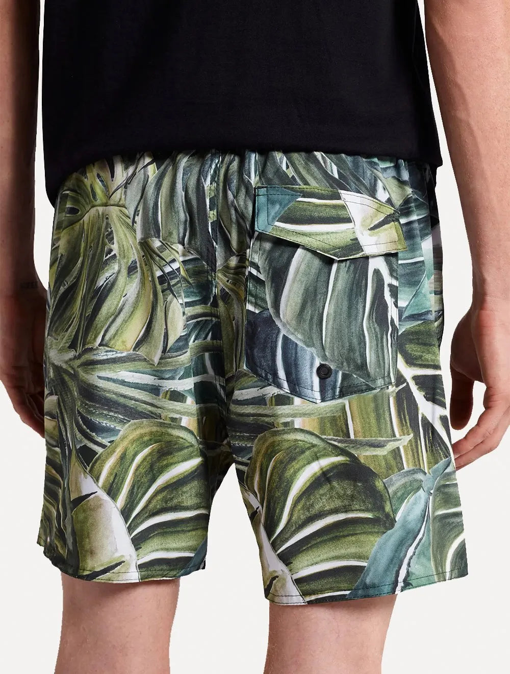 Short Reserva D'Água Beachwear Green Forest Verde Escuro