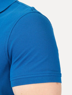 Polo Tommy Hilfiger Masculina Regular Piquet 1985 Vibrant Azul Royal