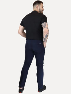 Calça Calvin Klein Jeans Masculina RE Issue Label Azul Marinho