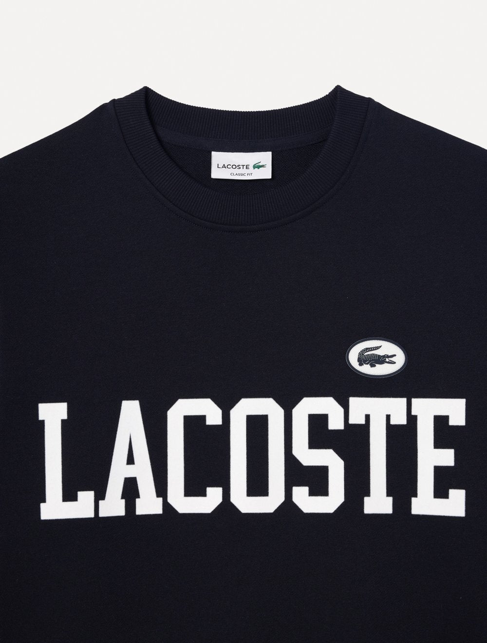 Moletom Lacoste Masculino Crewneck Classic College Azul Marinho