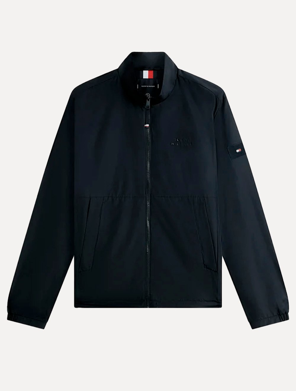 Jaqueta Tommy Hilfiger Branded Rubber Blouson Azul Marinho