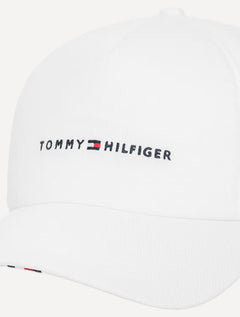 Boné Tommy Hilfiger Masculino Foundation 6 Panel Branco
