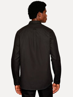 Camisa Aramis Masculina Slim Oxford Planalto Preta