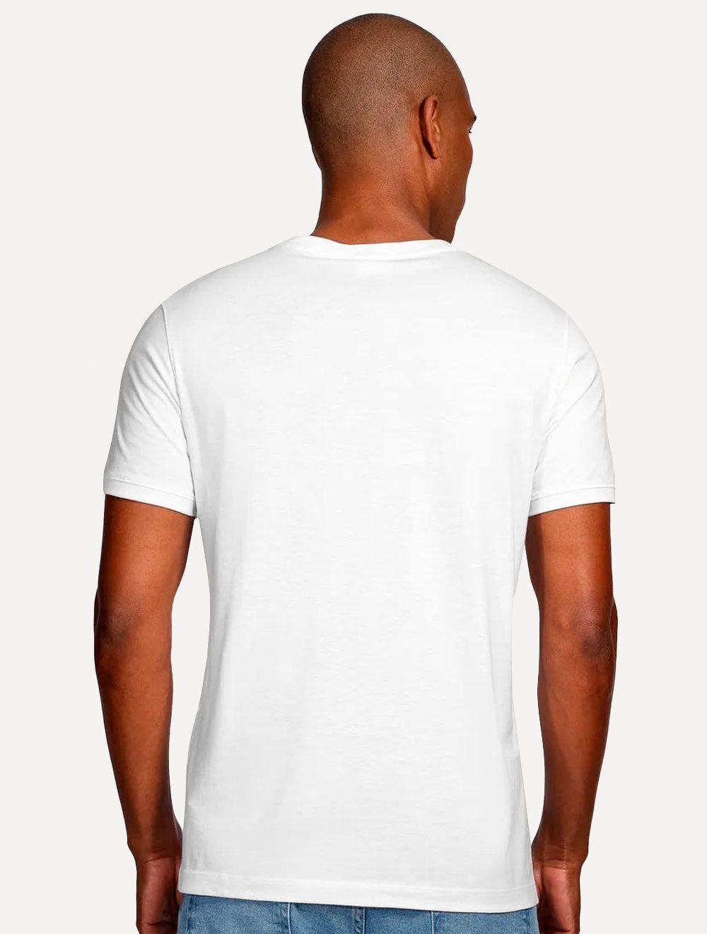 Camiseta Aramis Masculina Basic 3D Rubber Logo Branca