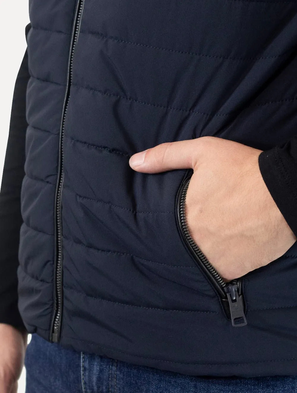 Colete Dudalina Masculino Nylon Puffer Azul Marinho