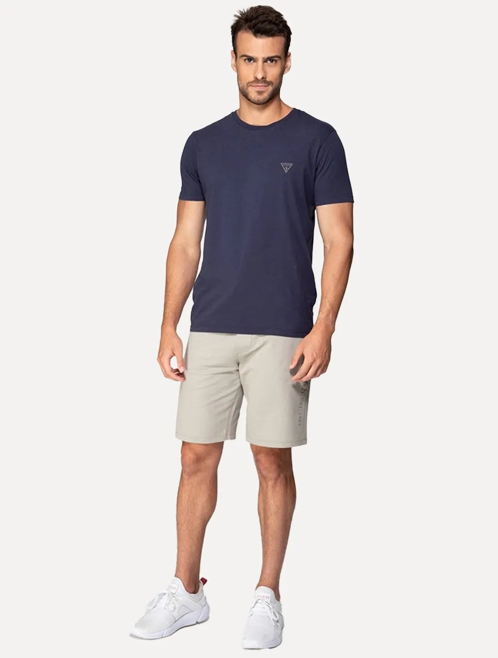 Camiseta Guess Masculina Icon Azul Marinho