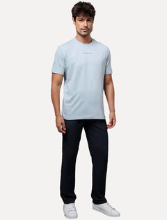 Camiseta Calvin Klein Jeans Masculina Institutional New Logo Azul Claro
