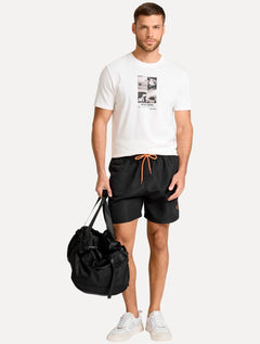 Camiseta John John Masculina Regular Fit Forward Off White