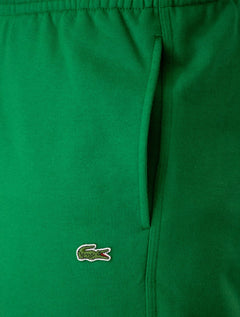 Bermuda Lacoste Moletom Masculina Logo Croco Verde