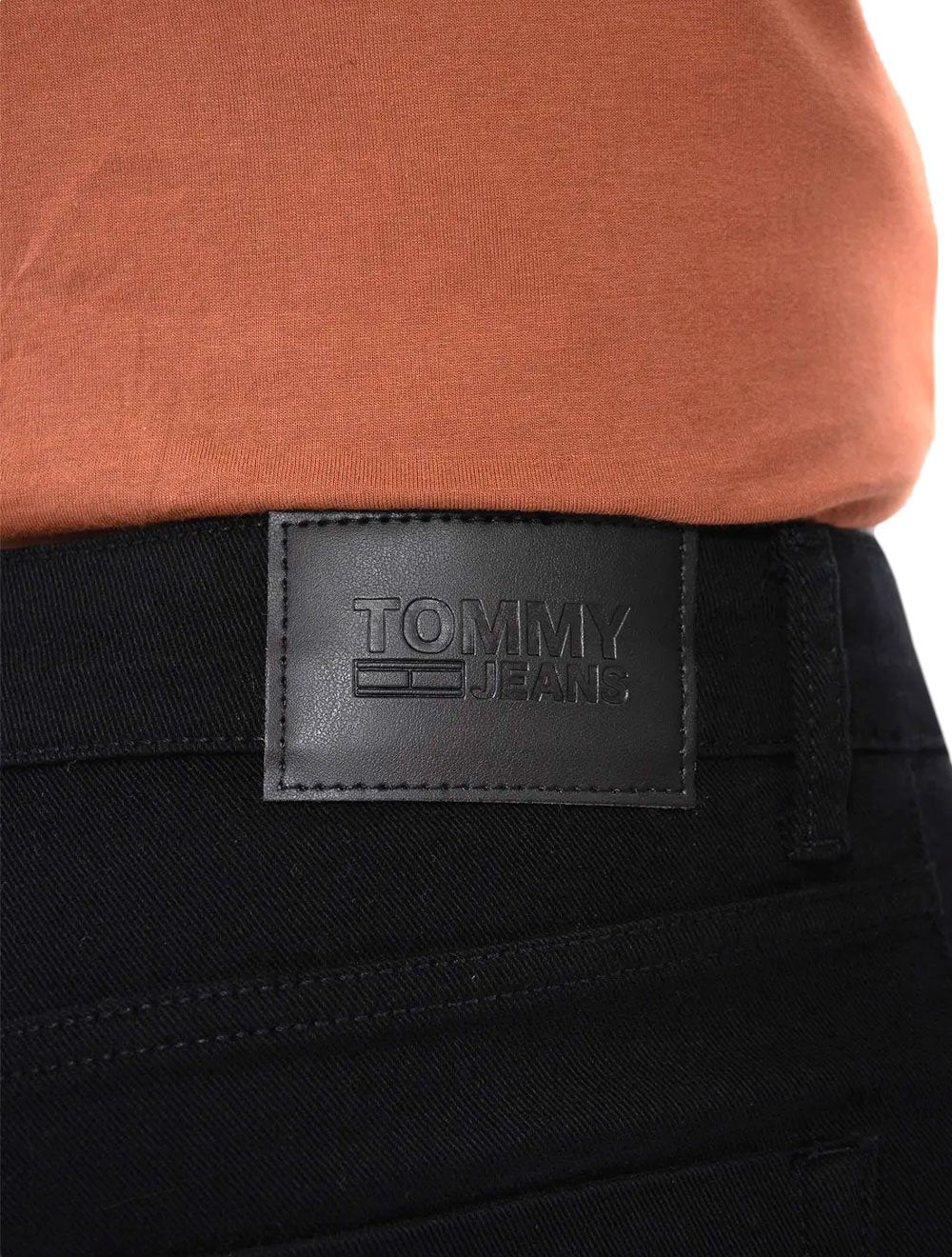 Calça Tommy Jeans Masculina Slim Scanton Preta