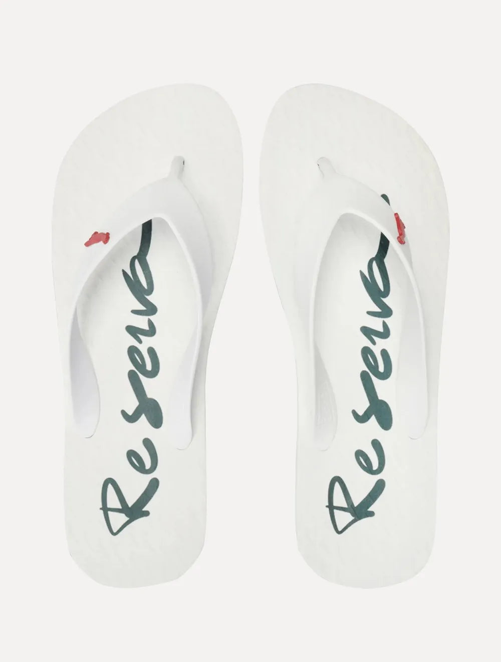 Chinelo Reserva Masculino Mar Script Branco