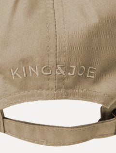 Boné King & Joe Masculino Básico Relevo com Metal Caqui