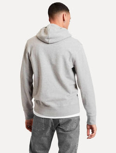Moletom Levis Canguru Batwing Com Capuz Cinza Mescla