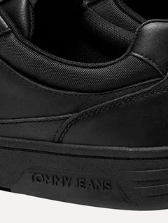 Tênis Tommy Jeans Masculino Cupsole Leather Preto