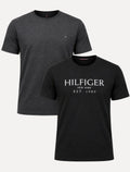 Kit Camisetas Aramis/Tommy Hilfiger | Grafite Mescla/Preta