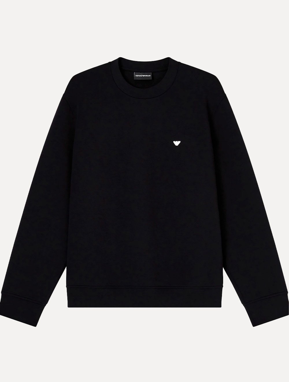 Blusa Moletom Emporio Armani Masculina Basica Preta