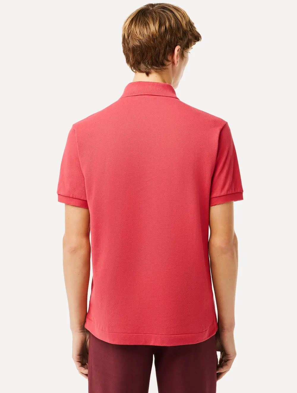 Polo Lacoste Masculina L.12.12 Goiaba