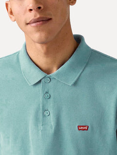Polo Levis Masculina Housemark Azul Turquesa