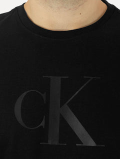 Camiseta Calvin Klein Jeans Masculina Nape Logo CK Gel Preta