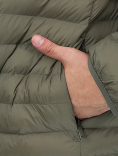 Jaqueta Calvin Klein Masculina Puffer Waterproof Caqui