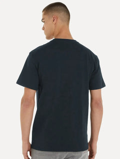 Camiseta Tommy Jeans Masculina Regular Grunge Arch Azul Marinho