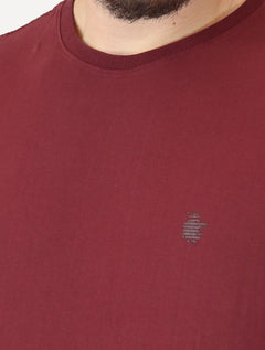 Camiseta Von der Volke Masculina Origineel Lion Stripe Marsala