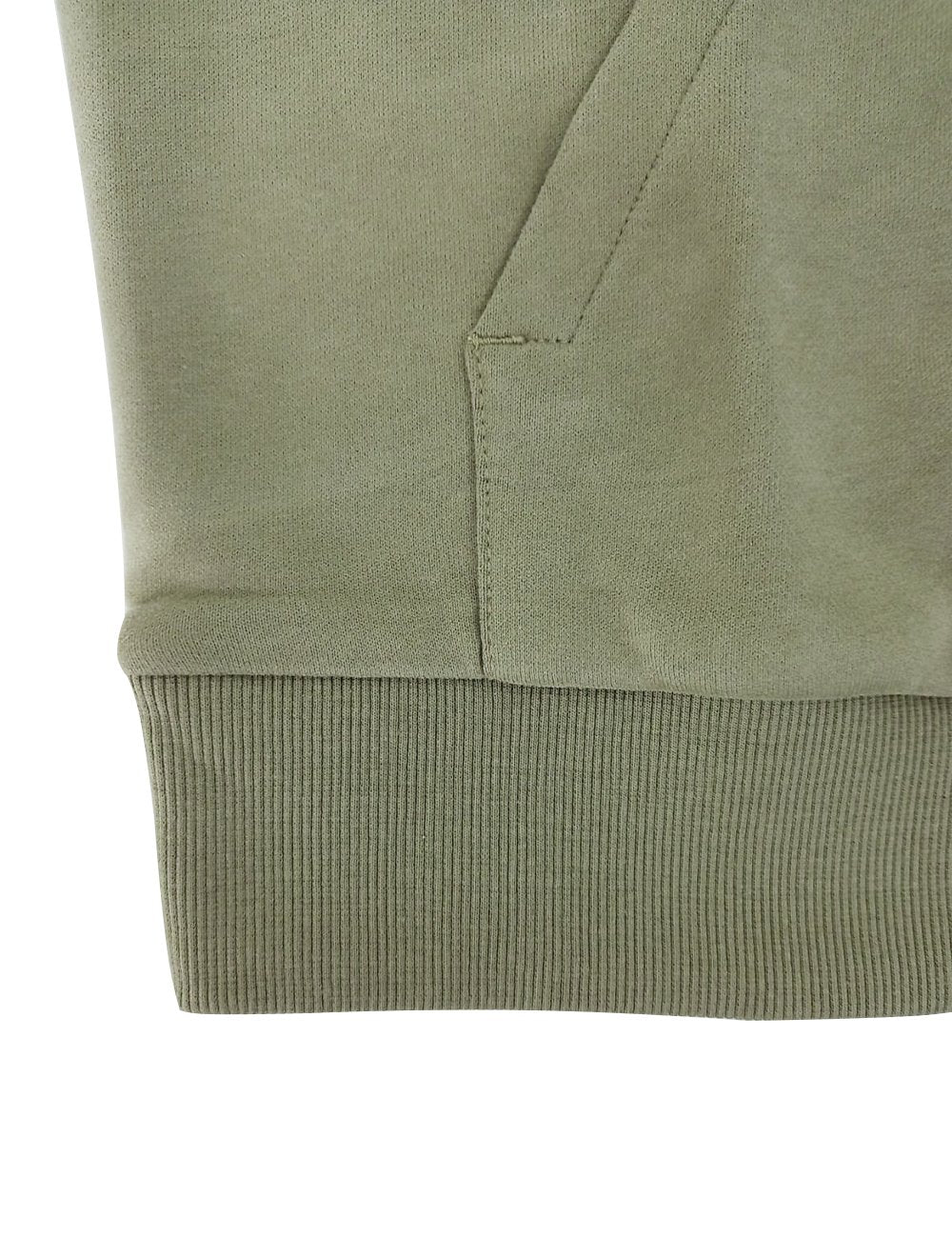 Moletom Calvin Klein Canguru Hoodie CK Tag Verde Oliva