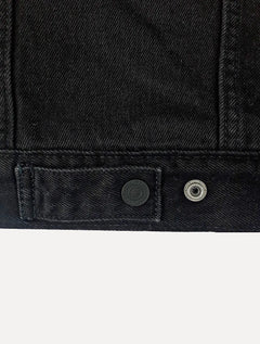 Jaqueta Jeans Levis Masculina Sherpa Trucker Preta