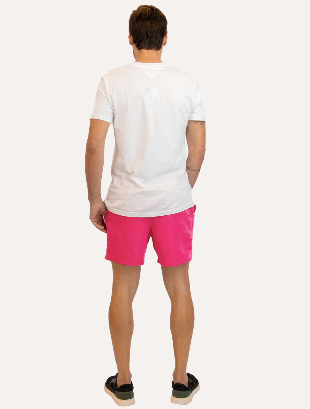 Short John John Masculino Trancoso Fiji Atiu Rosa Médio