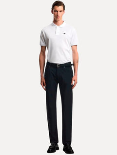 Calça Jeans Empório Armani Masculina J06 Slim Fit Cintura Baixa Azul Marinho