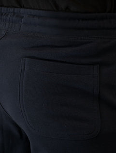 Bermuda Original Penguin Masculina Moletom Slim Patch Azul Marinho