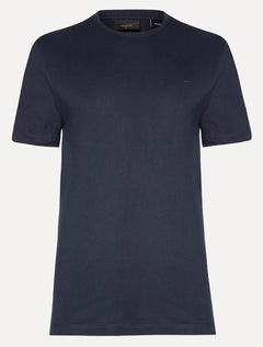 Camiseta Aramis Masculina Basic Lisa Dark Logo Azul Marinho