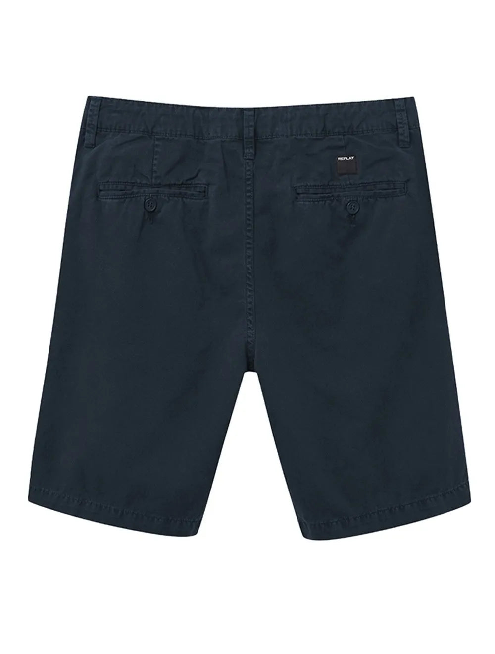 Bermuda Replay Masculina Chino Perene Azul Marinho