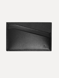 Kit Chaveiro e Porta Cartão Aramis Masculina Couro Texture Preta