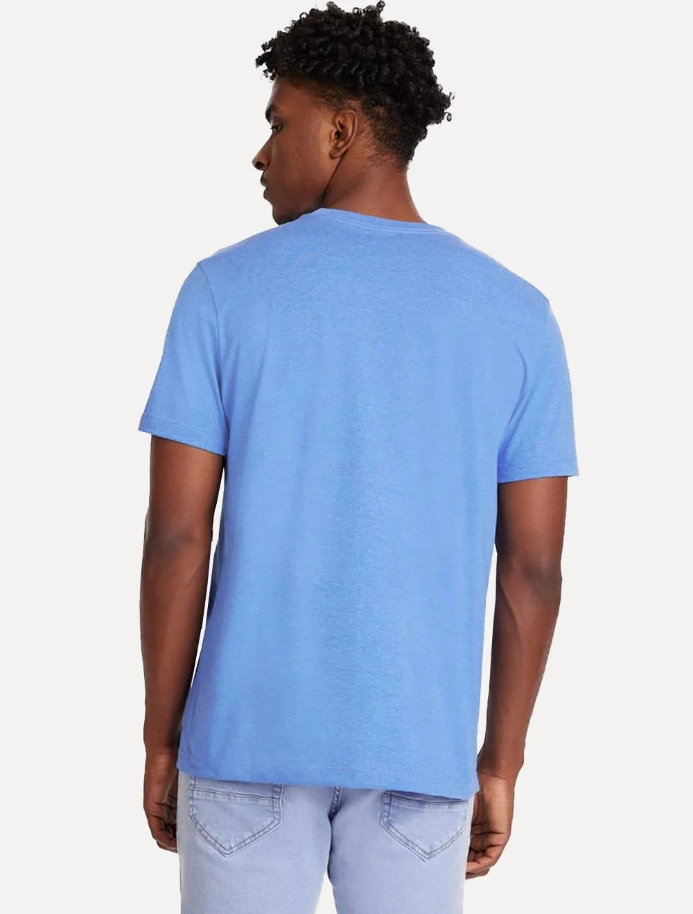 Camiseta Aramis Masculina Eco Lisa Azul Royal Mescla