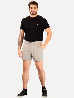 Short Reserva Masculino D'Água Beachwear Liso Basico Lateral Cinza