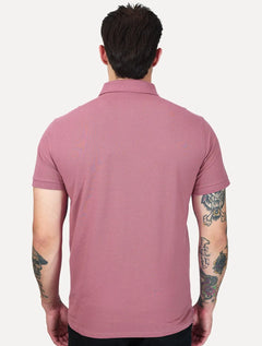 Polo Dudalina Piquet Essentials Basica Cotton Rosa Médio