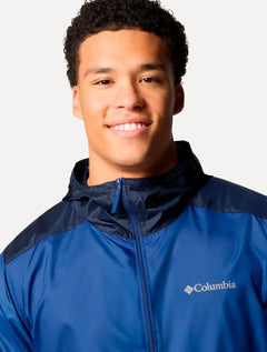 Jaqueta Columbia Masculina Discovery Loop Windbreaker Royal/Marinho