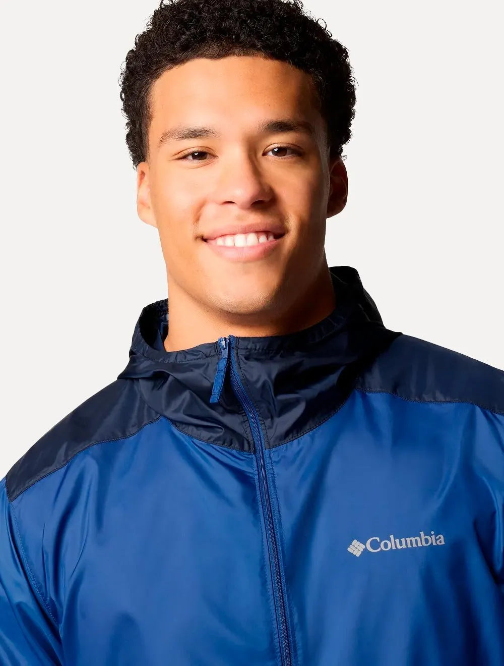 Jaqueta Columbia Masculina Discovery Loop Windbreaker Royal/Marinho