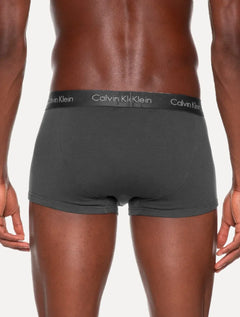 Cueca Calvin Klein Underwear Trunk Modal Logo Prata Grafite 1UN