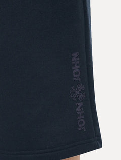 Bermuda John John Masculina Moletom New Basic Print Azul Marinho