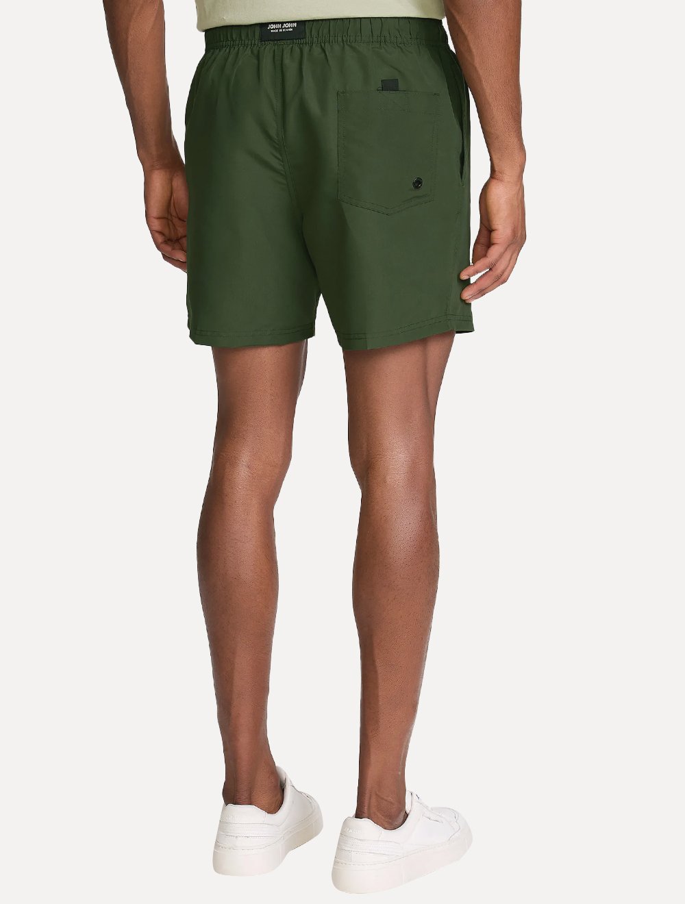 Short John John Masculino Bora Verde Militar