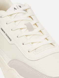 Tênis Armani Exchange Masculino Sneakers Low Pipe Off-White