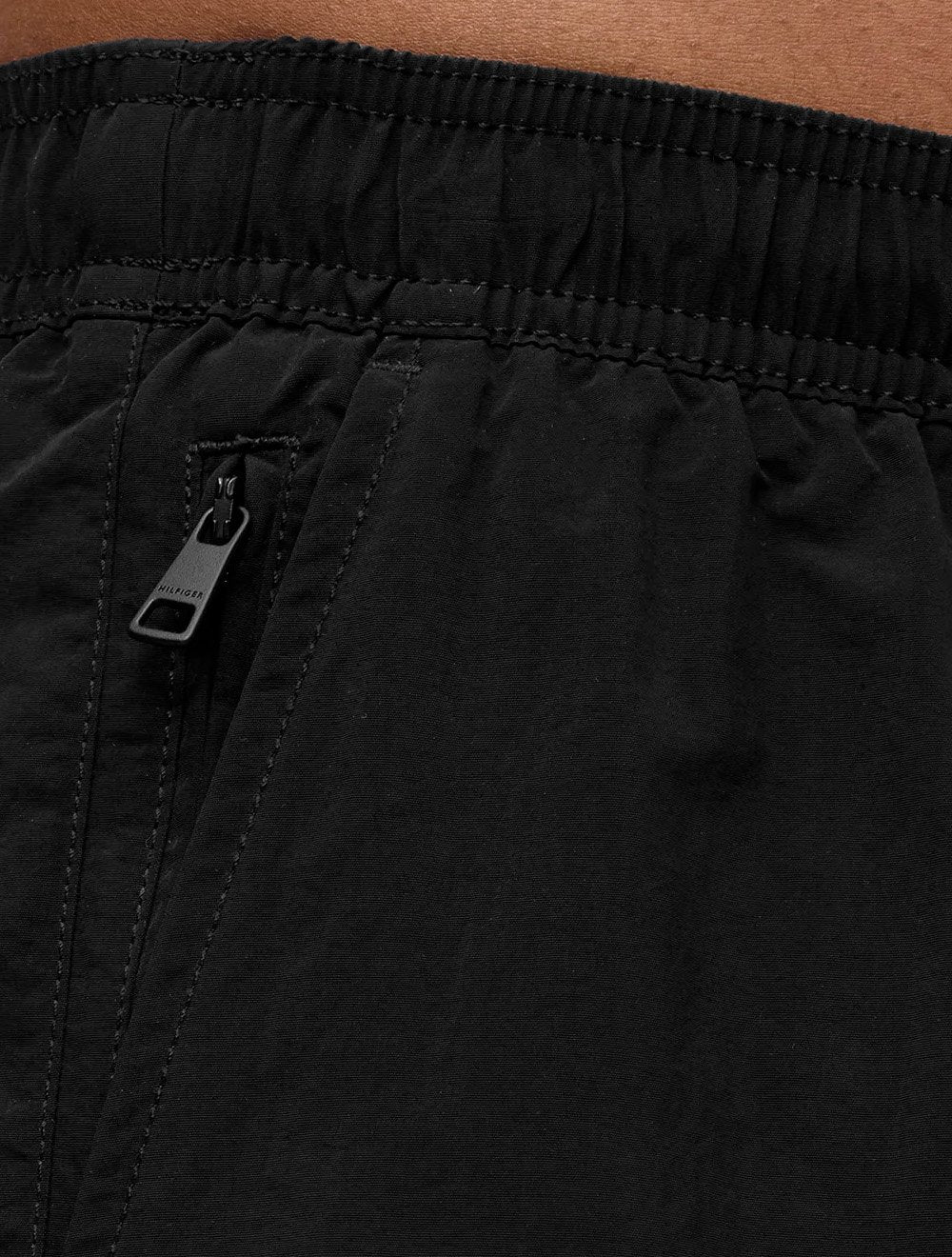 Short Tommy Hilfiger Masculino Medium Drawstring Zip Pocket Preto