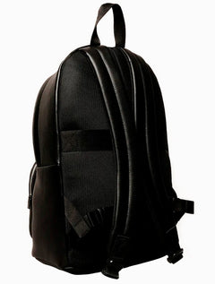 Mochila Calvin Klein Arredondada PU Silk Logo Preta