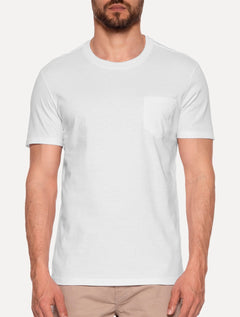 Camiseta Ellus Cotton Fine Easa Pocket Classic Branca