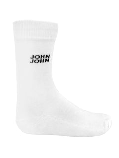 Meia John John Classic Mid White Branca