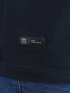 Camiseta King & Joe Masculina Cotton Premium Flex Azul Marinho